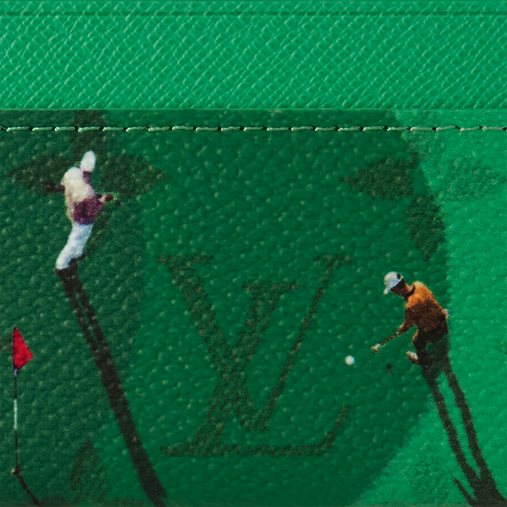 Louis Vuitton Golf Green Card Holder – Luxury Leather Card Wallet